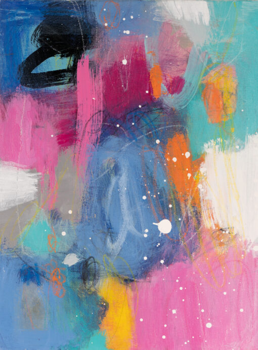 Bright-Abstract-Painting-Colour-Burst-No.2-16x12-Rita-Vindedzis