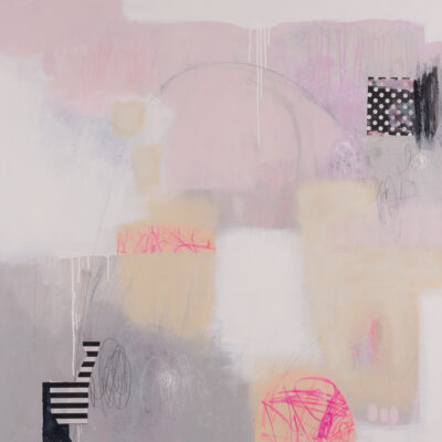 Happy-Pink-Black-White-Abstract-Art-Rita-Vindedzis-Celebration-40x40x1.5